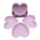 thumbnail image 2 of Platos en forma de corazón, platos para servir frutas, decorativos, plato de corazón, bandeja para servir el día de San Valentín, para dulces, nueces, Violeta, 2 of 10