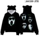 thumbnail image 1 of Doors Roblox-Sudadera con capucha para niños, jersey de manga corta con orejas de gato de Escape de la puerta, moda urbana, regalos, 1 of 4