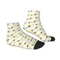 thumbnail image 6 of Salouo Dachshund Dog Puppy Pattern Unisex Middle Tube Socks,Middle-Finger Knee High Socks Over The Calf Tube Stocking Crew Stockings for Women and Men Tube Socks, 6 of 8