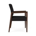thumbnail image 2 of Pemberly Row Waiting Reception Guest Chair Wood Frame in Black, 2 of 5
