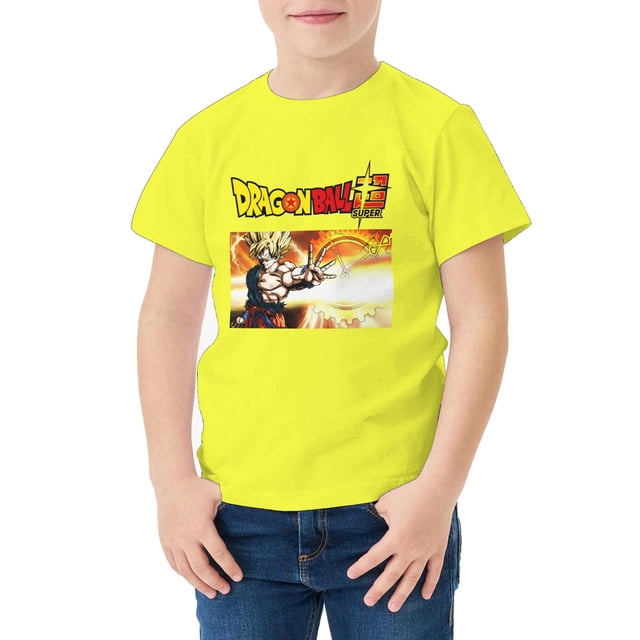 Camiseta Algodón de DBZ para niños