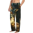thumbnail image 5 of Cauagu Magical Tarot Reading Mens Pajama Pants Sleep & Lounge Pants,PJ Bottoms with Pockets-Medium, 5 of 7