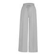 thumbnail image 6 of Posijego Plus Size Sweatpants for Women Elastic Waist Wide Leg Loose High Waisted Sweat Pants with Pockets, 6 of 6