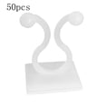 thumbnail image 2 of Plant Climbing Wall Fixture Clips 50Pcs Invisible Wall Vines Fixing Clips Wall Sticky Hook , Plant Climbing Wall Fixer with Self-Adhesive Hook ,Plant Clip Vines Holder for Home Decoration, 2 of 7