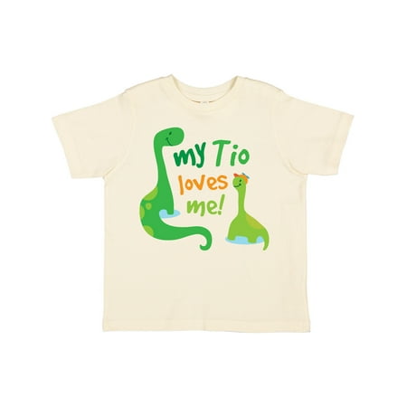 

Inktastic My Tio Loves Me Nephew Dinosaur Gift Toddler Boy Girl T-Shirt