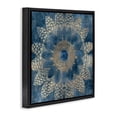 thumbnail image 3 of Stupell Industries Bohemian Waves Mandala Black Framed Floater Canvas Wall Art design by Jacob Q, 25 x 25, 3 of 9