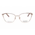 thumbnail image 2 of Bebe BB5182 770 Women's Rose Gold Rectangular Metal Frame Eyeglasses, 2 of 2