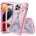 thumbnail image 5 of For iPhone 13 Pro Tough Anti-Slip Hybrid Case Cover - Eiffel Tower, 5 of 6