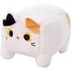 thumbnail image 1 of Cartoon Plush Toy Stuff Animals Square Doll White Cat, 1 of 4