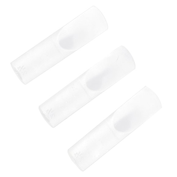 3 cañas para saxofón alto, portátiles, resistentes al desgaste, duraderas, de resina artesanal avanzada, transparentes.