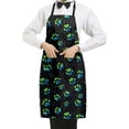 thumbnail image 5 of Pets Animals Dog Grooming Waterproof Apron with 2 Pocket and Adjustable Men Women Chef Neck for Kitchen Garden Décor, 5 of 6