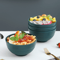 thumbnail image 3 of ReaNea Cereal Bowls 4 Pieces, Unbreakable And Reusable Light Weight Bowl For Rice Noodle Soup Snack Salad Fruit BPA Free, 3 of 8