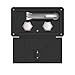 thumbnail image 3 of Itc Fontana Rv Or Boat Exterior Shower Box Kit Faucet With Shower Head (Black With Latching Door) (X002Cnbu3F), 3 of 4