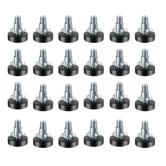 Heavy Duty Threaded Furniture Feet 1/4 Inch for Desk Chair Cabinet Leveling
