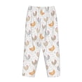 thumbnail image 5 of Goofa Funny Chicken Printed Soft Pajama Pants for Women, Wide Leg Comfy Casual Lounge Yoga Pants-Medium, 5 of 9