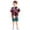 Red, variant on JUMEYU Toddler Boys Plaid Button Down Shirts Short Sleeve Lapel Shacket Summer Lightweight Casual Daily Tops 6 12 Months (Red,6-12 Months)