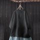 thumbnail image 4 of ICHUANYI Liquidación Camisas tipo túnica de algodón y lino con botones sueltos de manga larga con cuello en V para mujer Camisas de verano Blusa con bolsillo ICHUANYI WER202308232058, 4 of 4
