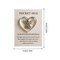 thumbnail image 5 of Angel Pocket Hug Themed Pocket Gift Card Decoration, Cute Small Gift for Family Friends, Heartwarming Keepsake for Birthday Holiday and Daily Encouragement, 2.76*3.54in, C, 5 of 5