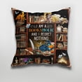 thumbnail image 1 of Flagwix Outdoor Pillows I Am A Bookaholic Pillow 12 X 12 Inches Square Outdoor Pillows for Couch, Sofa, Patio Décor, 1 of 5