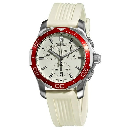Victorinox Swiss Army Alliance White Chronograph Dial Ladies Watch Model 241504