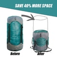 thumbnail image 4 of Frelaxy Sac de compression, Sac de Couchage Ultraléger, Sac de compression - Équipement Gain de Place pour le camping, la Randonnée, le Randonnée (Turquoise, TG), 4 of 4