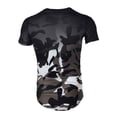 thumbnail image 2 of Hombres verano coreano seda deportes delgada manga corta camuflaje gimnasia correr baloncesto camiseta ropa superior Kearding FS7570-15, 2 of 6