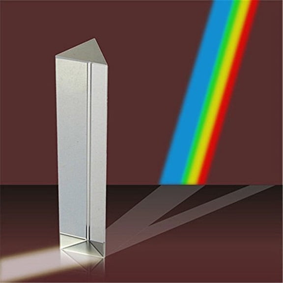 Optical Glass 6" Triangular Prism Crystal Rainbow Maker Equilateral Prism