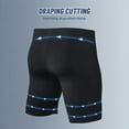 thumbnail image 3 of Amdohai 3PCS Men Sports Shorts Stretchy Bodycon Breathable -wicking Running Workout Pants, 3 of 7