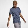 thumbnail image 5 of Men's Nike Dri Fit Training T Shirt Dark Grey Heather/White, 5 of 5