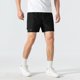 thumbnail image 3 of Pantalones cortos deportivos para hombre, para correr, para entrenamiento, gimnasio, fitness, secado rápido, para sudar, 3 of 5