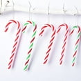 thumbnail image 3 of CNKOO 6Pcs/Set Christmas Cane Pendant 3D Effect Promote Ambience Colorful Surface Christmas Tree Hanging Candy Canes Ornaments for Home, 3 of 11