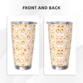 thumbnail image 3 of Lsque Cute Duck And Flower Pattern 20oz Car Cup with Lid and Straw, Insulated Coffee Cup with Straw Topper, Spill Proof Travel Coffee Mug, Stainless Steel Tumble-Without Straw, 3 of 8