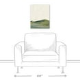 thumbnail image 3 of Creative Products Abstract Green Hills 16 x 20 Canvas Wall Art, 3 of 5