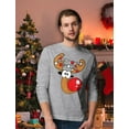 thumbnail image 3 of Tstars Mens Christmas Shirts Gift for the Holidays Reindeer Funny Humor Family Holiday Shirts Xmas Party Christmas Gifts for Him Christmas Birthday Long Sleeve Shirt, 3 of 6