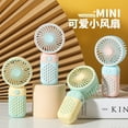 thumbnail image 3 of Handheld fan simple mini rechargeable small fan portable outdoor student small electric fan, 3 of 5