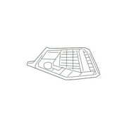 Genuine OE Audi Outer Grille - 4M8-807-682-A-RU6