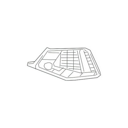 Genuine OE Audi Outer Grille - 4M8-807-682-A-RU6