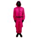 thumbnail image 1 of Squid Game Cosplay Holiday Outfit, Long Sleeved One-Piece Cosplay for Both Men and Women Costume for Men Full Set (Pink) Size: S, 1 of 3
