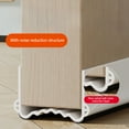 thumbnail image 5 of Soundproof Door Draft Stopper | 39.37in PVC Under Door Seal Strip | Upgraded Insulation & Windproof Barrier | Insect Repellent | Noise & Dirt Blocking | White | 1 Set, Easy Install, 5 of 9