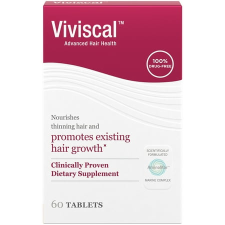 Viviscal Hair Growth Program, Extra Strength Tablets, 60 (Best Hair Growth Supplements)