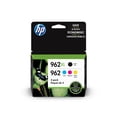 thumbnail image 1 of Cartuchos de tinta HP 962XL de alto rendimiento negros y 962 a color, paquete de 4, 1 of 8