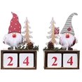 thumbnail image 2 of Calendario de cono de pino de madera de Navidad, adornos de calendario de cuenta regresiva de Papá Noel para la decoración de la atmósfera del hogar de Navidad Vhermosa HMFJ100-1, 2 of 7