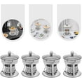 thumbnail image 3 of 4-Pack Mini Chafing Dish Buffet Full Set, 1.3Qt Stainless Steel Catering Chafer with Lids, Pans & Fuel, Round Buffet Servers and Warmers for Wedding, Parties, Banquet and Catering Events, 3 of 9