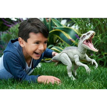 マテル ジュラシックワールド(JURASSIC WORLD) スーパーアクション! ひかる インドミナス・レックス