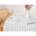 thumbnail image 5 of REGALWOVEN 6 Pack Square Tablecloth Wrinkle Waterproof Plastic Table Cover for Party and Dining Room White 54' x 54', 5 of 5