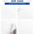 thumbnail image 5 of Hiasan White Round Tablecloth 60 Inch - Waterproof Stain Resistant Spillproof Polyester Fabric Table Cloth for Dining Room Kitchen Parties, 5 of 8