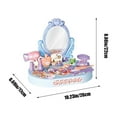 thumbnail image 3 of Uklsqma Ensemble de Maquillage Factice pour Filles 4+ / Trousse Cosmétique en Plastique Sécuritaire avec Pinceaux pour Rouges à Lèvres, Trousse de Maquillage Compacte et Portable / Jeu de Rôle, Motricité Fine, Voyage, Fêtes de Thé, Lea, 3 of 6