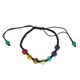 thumbnail image 4 of Pulsera de cuentas coloridas para Yoga, pulsera trenzada de meditación exquisita ajustable a la moda para hombres y mujeres, 4 of 8