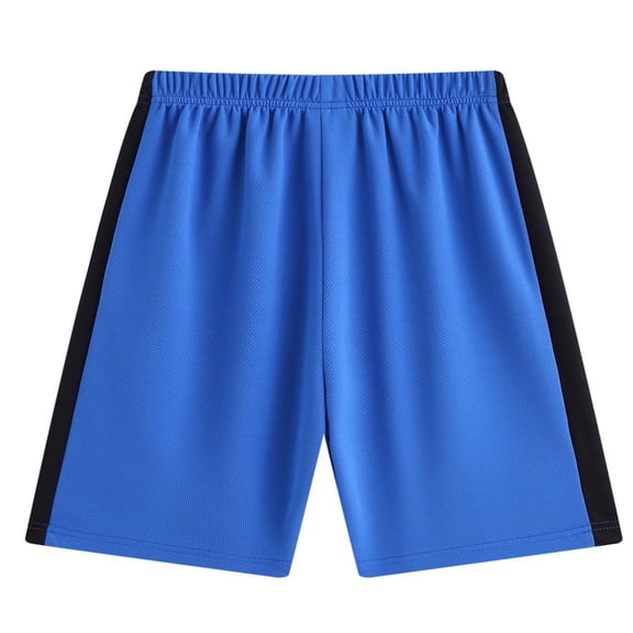 Under Dress Shorts Girls Boys' Fashionable Casual Solid Color Sports Pants Shorts Suit for 4-15 Years Blue 4 Years
