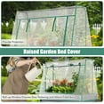 Raised Garden Bed w/Cover & Legs, Elevated Growing Planter Box w/Roll